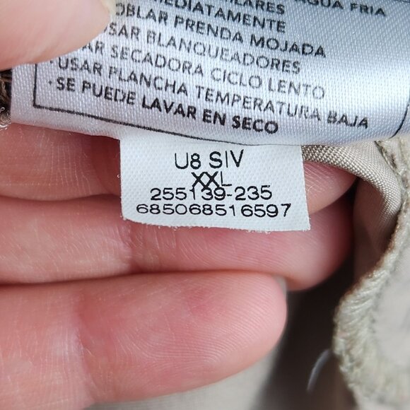 Nike Swim Trunks Mens XXL Tan Black Cargo Hybrid Shorts Utility Board Casual - Picture 15 of 16